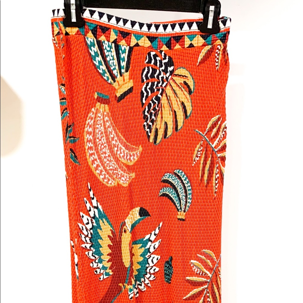 BRAND NEW Anthropologie Coral Tropical Skirt